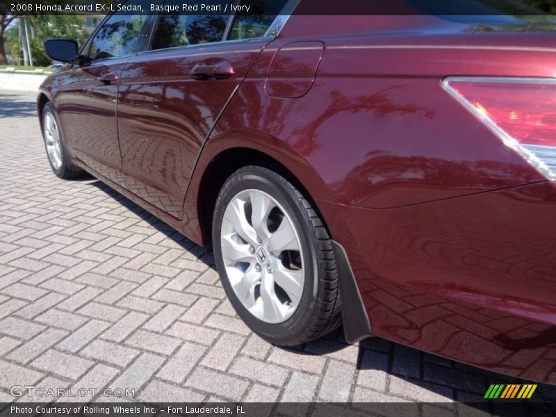 Basque Red Pearl / Ivory 2008 Honda Accord EX-L Sedan