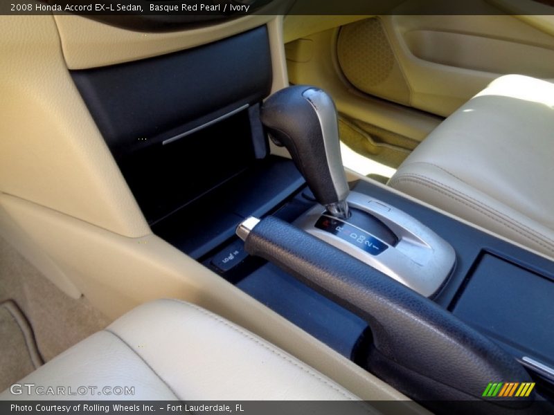 Basque Red Pearl / Ivory 2008 Honda Accord EX-L Sedan