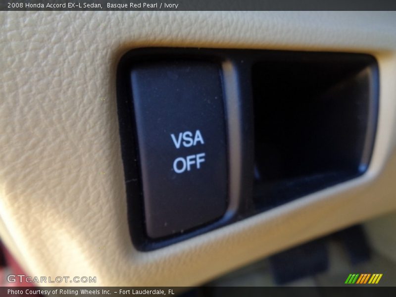 Basque Red Pearl / Ivory 2008 Honda Accord EX-L Sedan