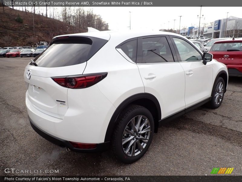 Snowflake White Pearl Mica / Black 2021 Mazda CX-5 Grand Touring Reserve AWD