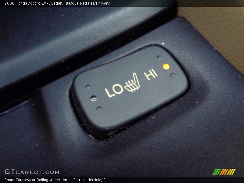 Basque Red Pearl / Ivory 2008 Honda Accord EX-L Sedan