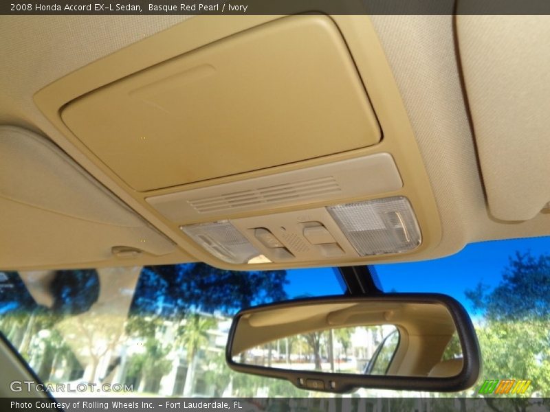 Basque Red Pearl / Ivory 2008 Honda Accord EX-L Sedan