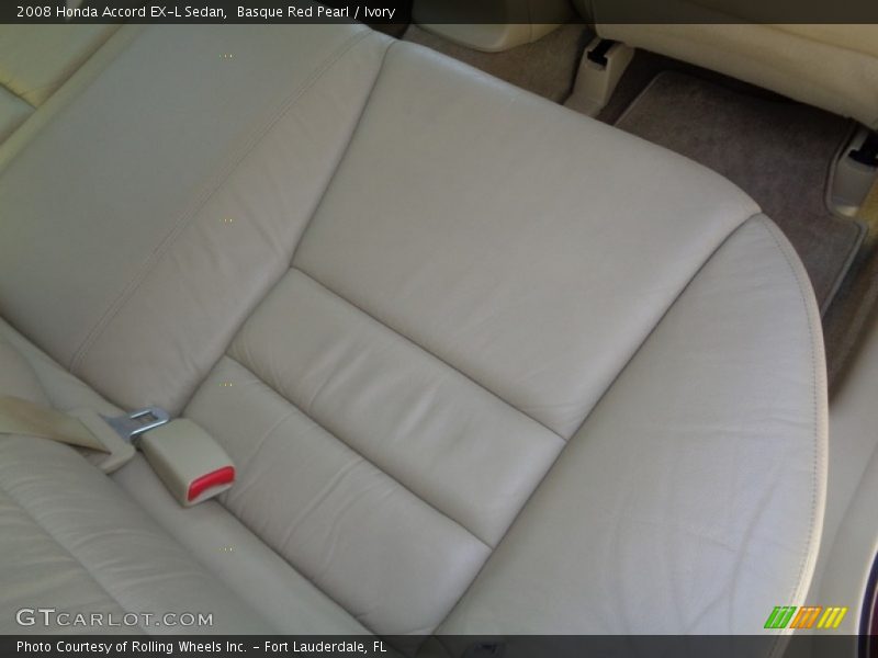Basque Red Pearl / Ivory 2008 Honda Accord EX-L Sedan