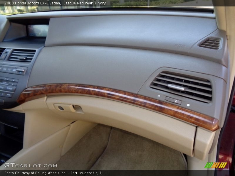 Basque Red Pearl / Ivory 2008 Honda Accord EX-L Sedan