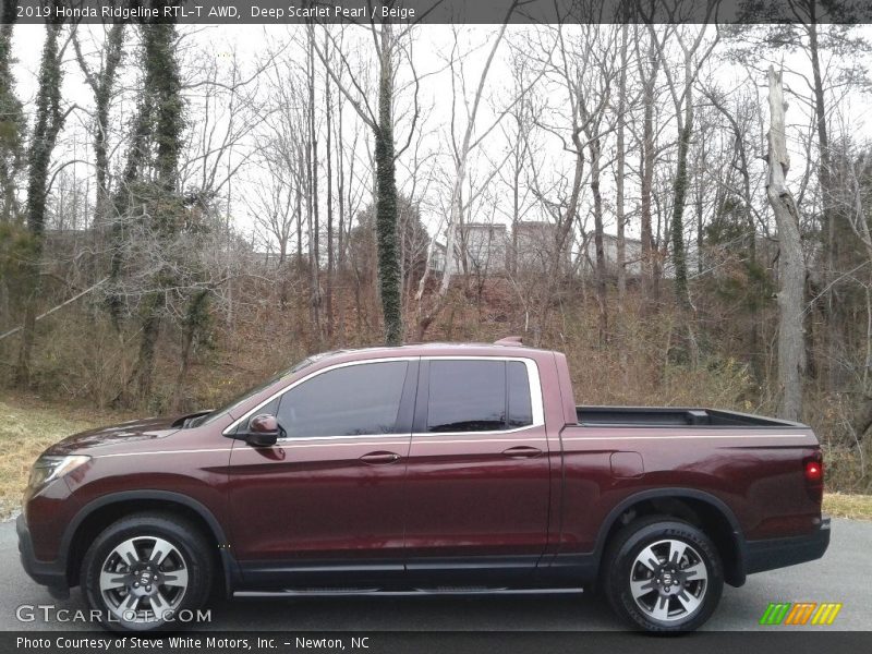  2019 Ridgeline RTL-T AWD Deep Scarlet Pearl