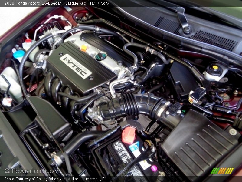 Basque Red Pearl / Ivory 2008 Honda Accord EX-L Sedan