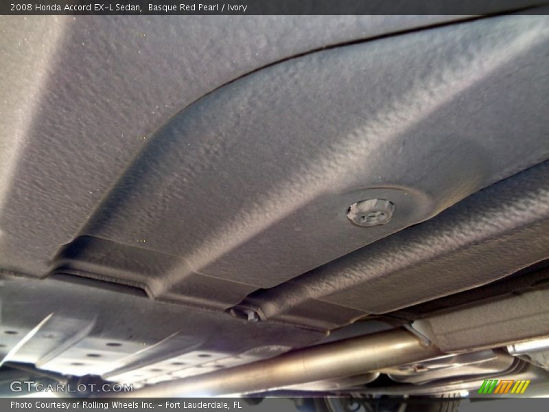 Basque Red Pearl / Ivory 2008 Honda Accord EX-L Sedan