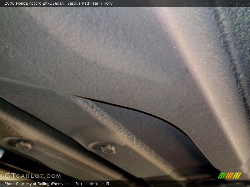Basque Red Pearl / Ivory 2008 Honda Accord EX-L Sedan