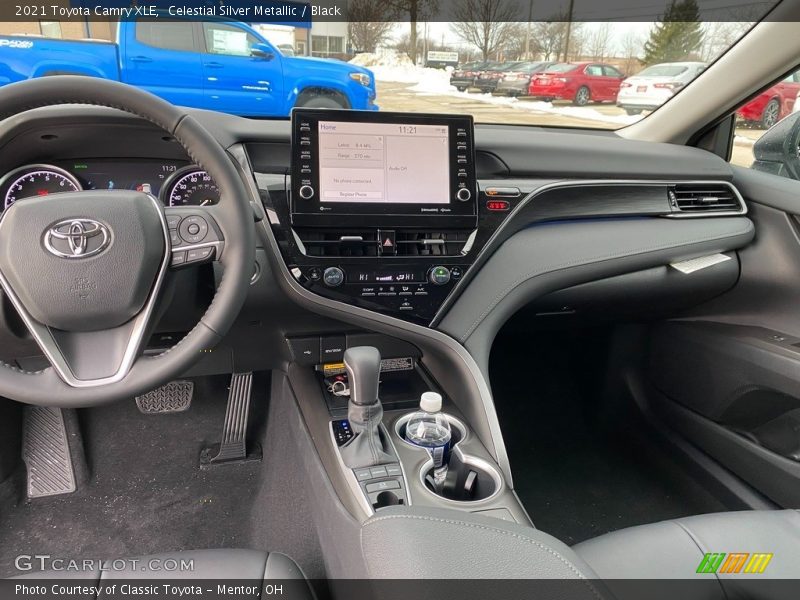 Dashboard of 2021 Camry XLE