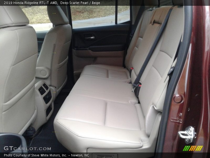 Deep Scarlet Pearl / Beige 2019 Honda Ridgeline RTL-T AWD