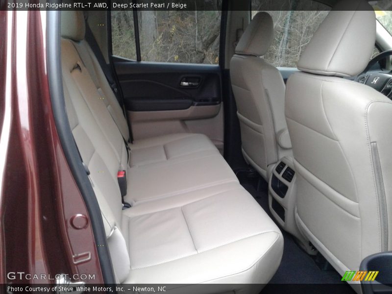 Deep Scarlet Pearl / Beige 2019 Honda Ridgeline RTL-T AWD