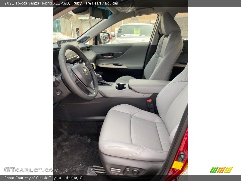 Front Seat of 2021 Venza Hybrid XLE AWD