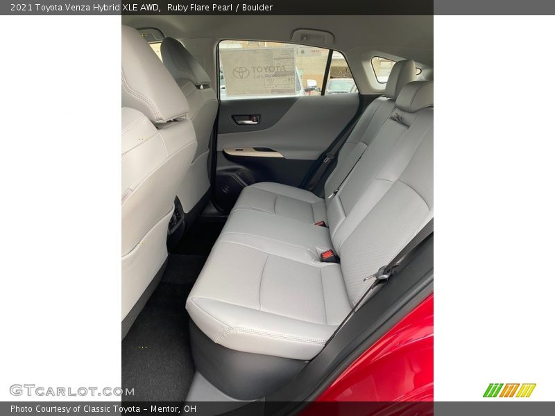 Rear Seat of 2021 Venza Hybrid XLE AWD