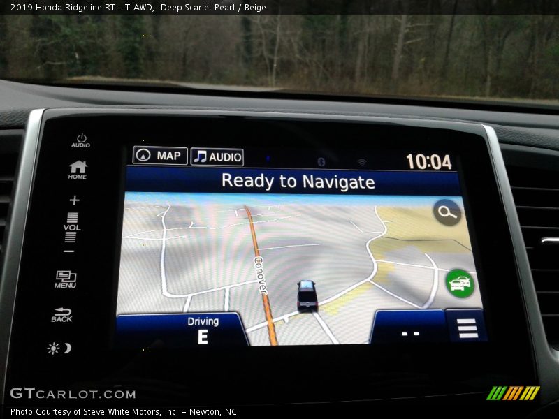 Deep Scarlet Pearl / Beige 2019 Honda Ridgeline RTL-T AWD