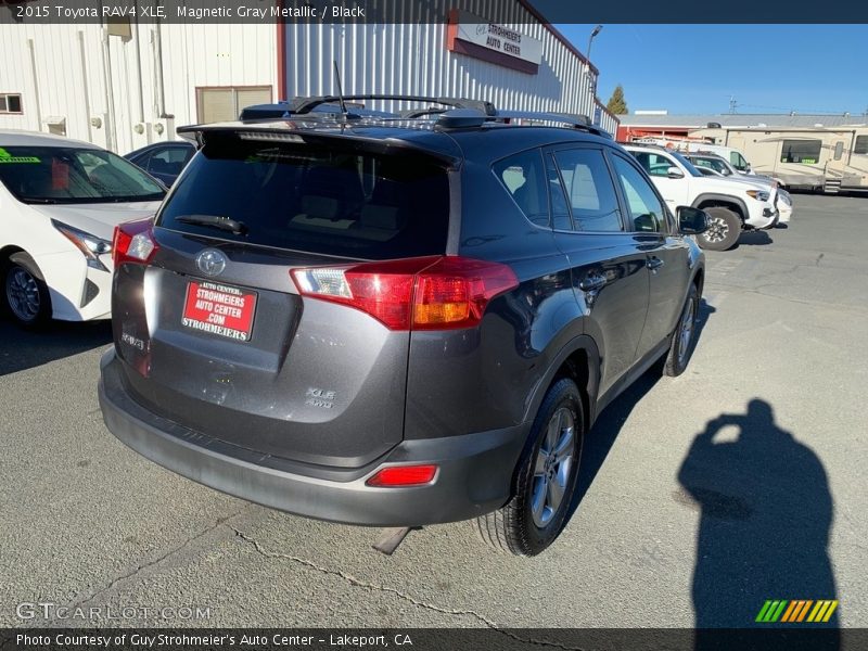 Magnetic Gray Metallic / Black 2015 Toyota RAV4 XLE