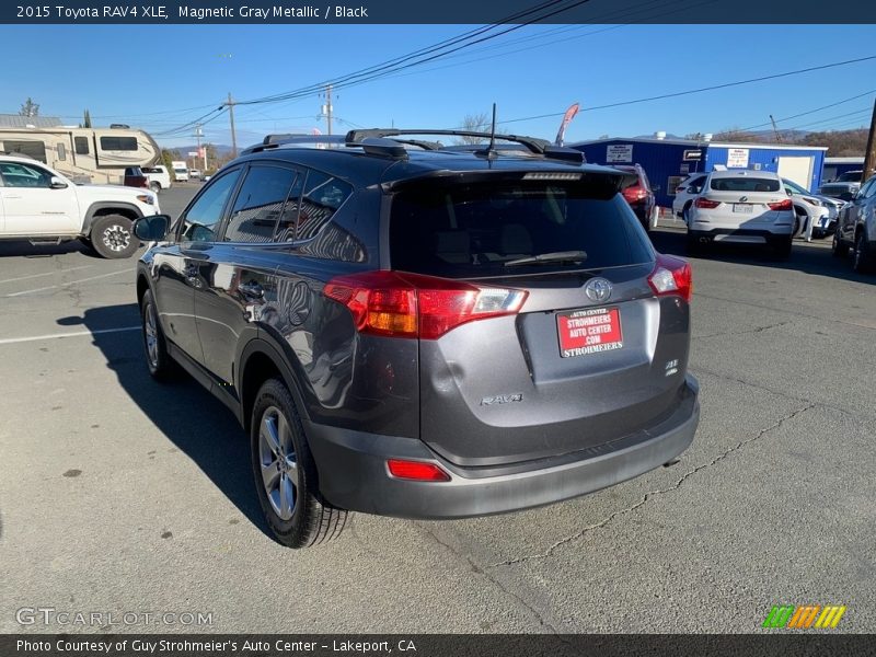 Magnetic Gray Metallic / Black 2015 Toyota RAV4 XLE