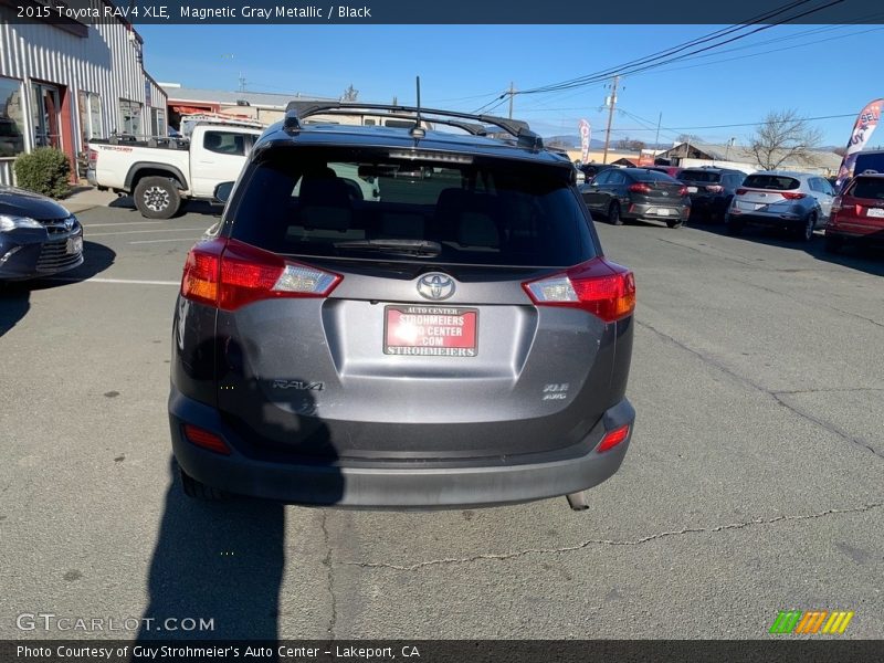 Magnetic Gray Metallic / Black 2015 Toyota RAV4 XLE