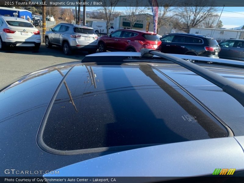 Magnetic Gray Metallic / Black 2015 Toyota RAV4 XLE