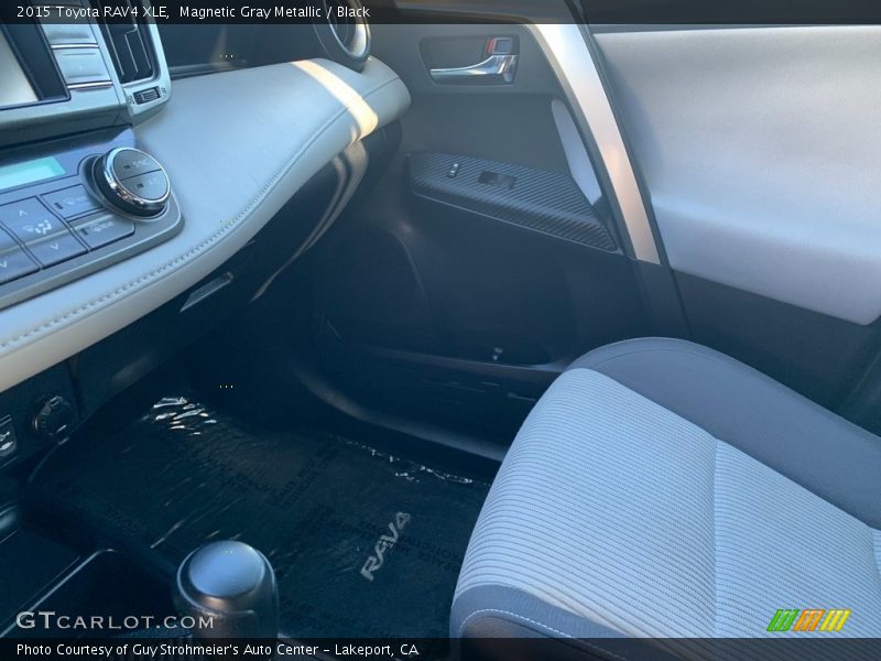 Magnetic Gray Metallic / Black 2015 Toyota RAV4 XLE