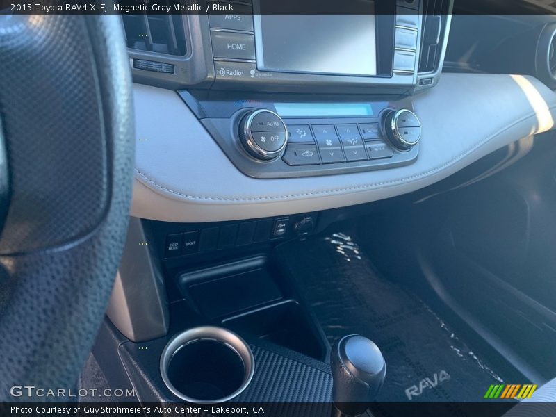 Magnetic Gray Metallic / Black 2015 Toyota RAV4 XLE