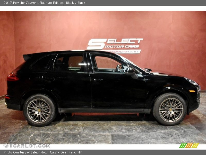 Black / Black 2017 Porsche Cayenne Platinum Edition