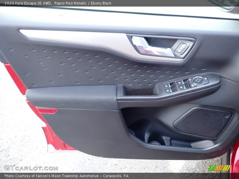 Rapid Red Metallic / Ebony Black 2020 Ford Escape SE 4WD