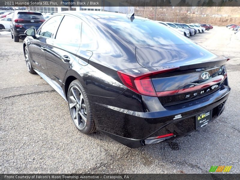 Phantom Black / Black 2021 Hyundai Sonata SEL Plus