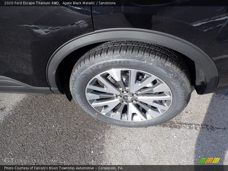 Agate Black Metallic / Sandstone 2020 Ford Escape Titanium 4WD