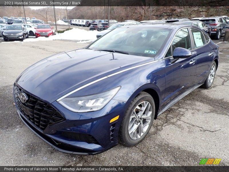 Stormy Sea / Black 2021 Hyundai Sonata SEL