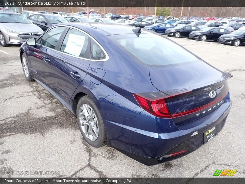 Stormy Sea / Black 2021 Hyundai Sonata SEL