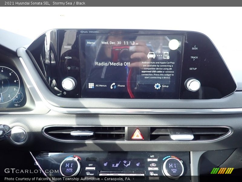 Stormy Sea / Black 2021 Hyundai Sonata SEL