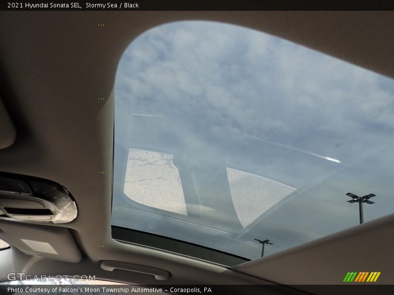Stormy Sea / Black 2021 Hyundai Sonata SEL
