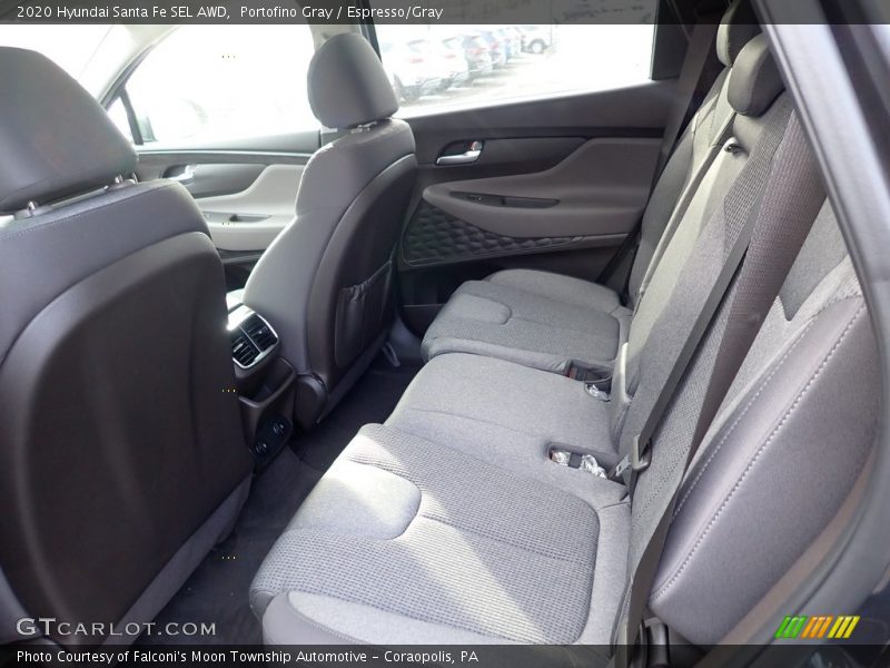 Portofino Gray / Espresso/Gray 2020 Hyundai Santa Fe SEL AWD