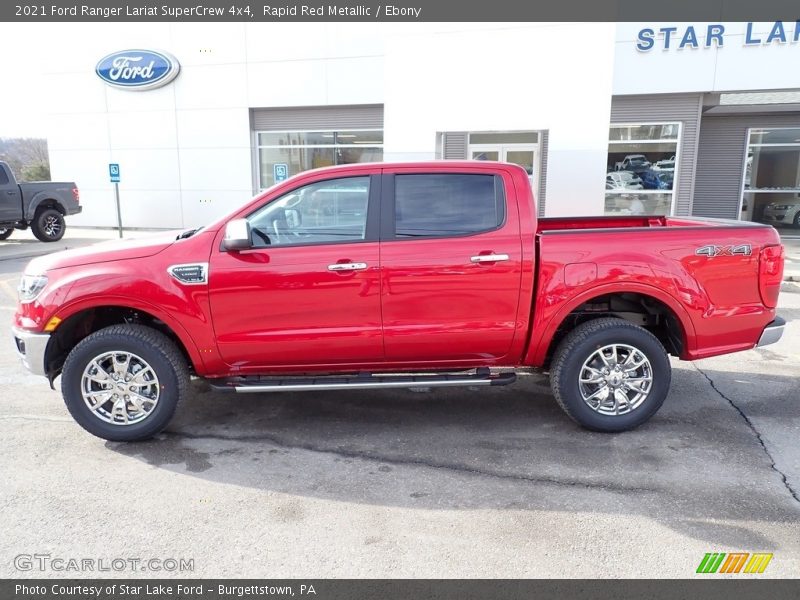 Rapid Red Metallic / Ebony 2021 Ford Ranger Lariat SuperCrew 4x4