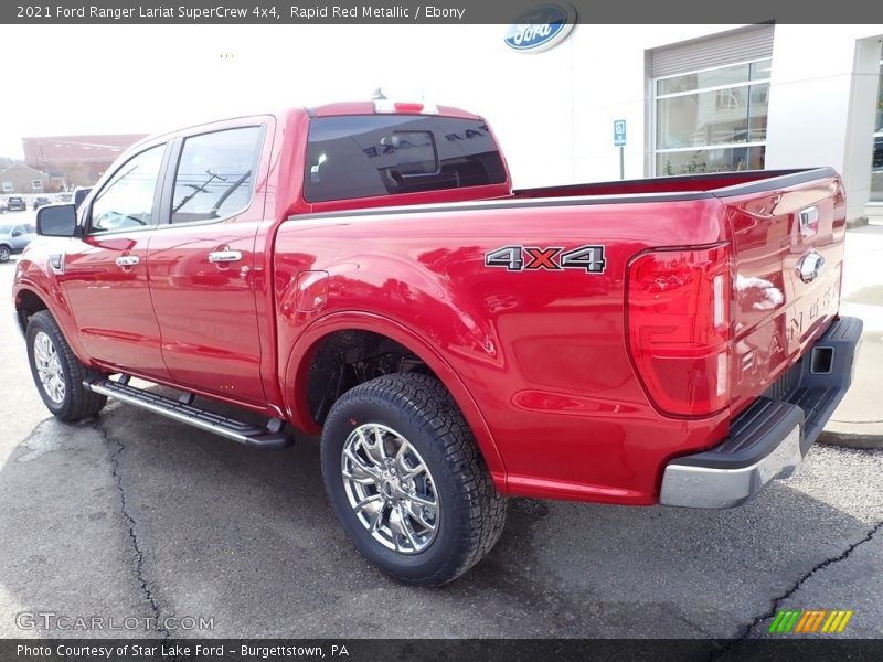 Rapid Red Metallic / Ebony 2021 Ford Ranger Lariat SuperCrew 4x4