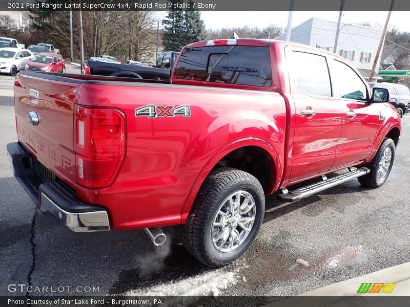 Rapid Red Metallic / Ebony 2021 Ford Ranger Lariat SuperCrew 4x4
