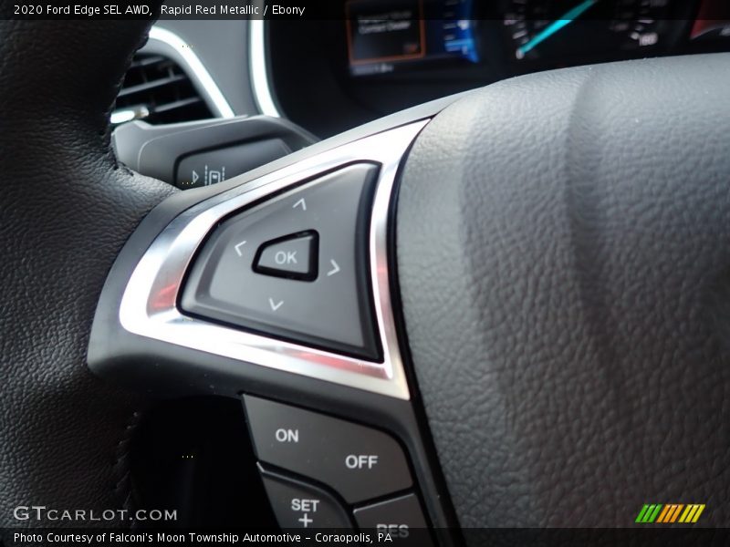 Rapid Red Metallic / Ebony 2020 Ford Edge SEL AWD