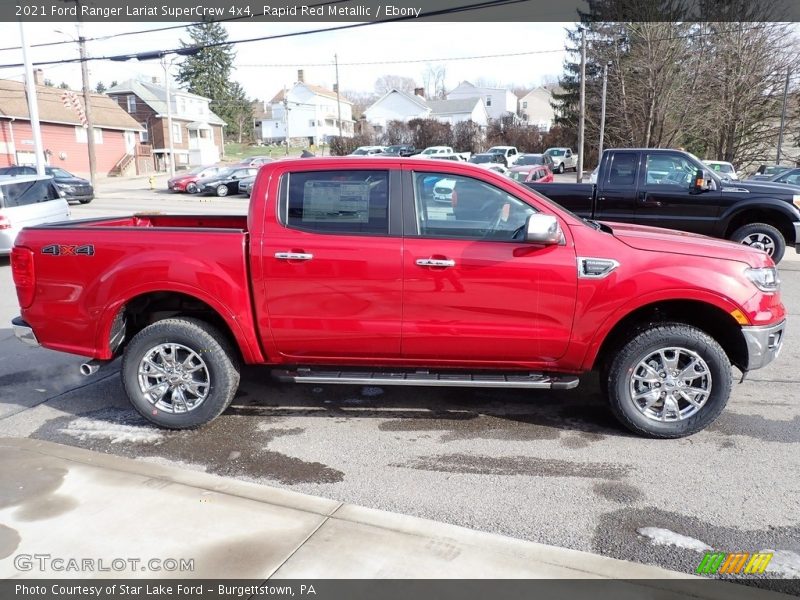  2021 Ranger Lariat SuperCrew 4x4 Rapid Red Metallic
