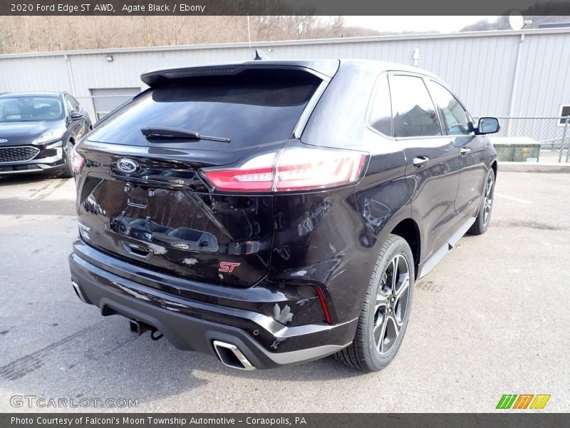 Agate Black / Ebony 2020 Ford Edge ST AWD