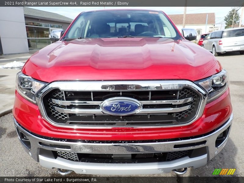 Rapid Red Metallic / Ebony 2021 Ford Ranger Lariat SuperCrew 4x4
