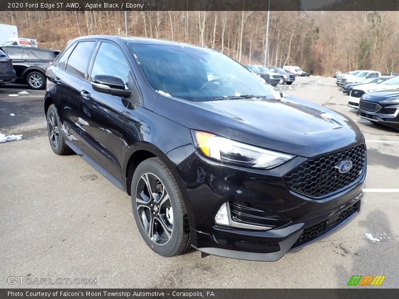 Agate Black / Ebony 2020 Ford Edge ST AWD