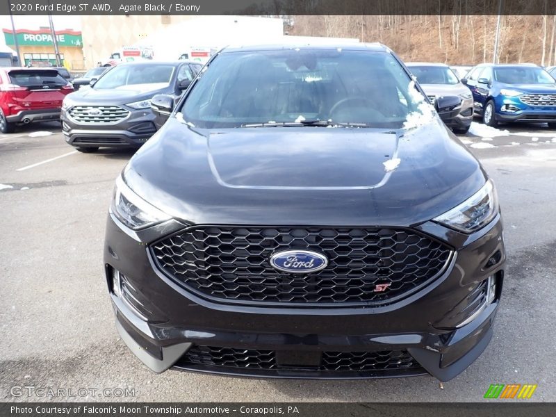 Agate Black / Ebony 2020 Ford Edge ST AWD