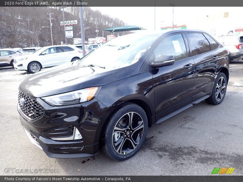 Agate Black / Ebony 2020 Ford Edge ST AWD