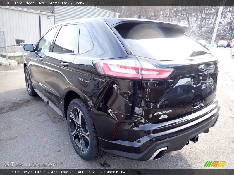 Agate Black / Ebony 2020 Ford Edge ST AWD