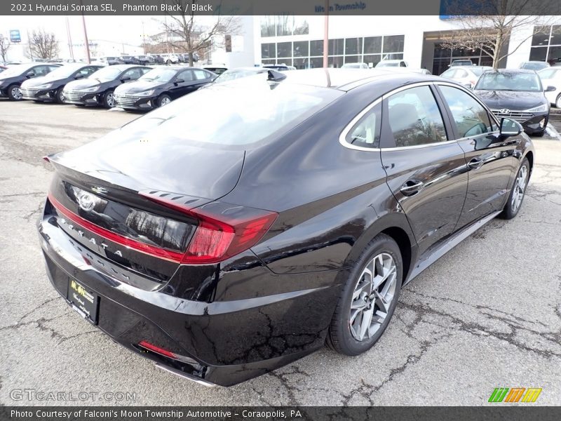Phantom Black / Black 2021 Hyundai Sonata SEL