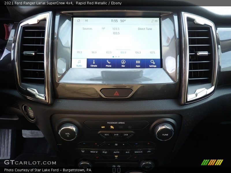 Rapid Red Metallic / Ebony 2021 Ford Ranger Lariat SuperCrew 4x4