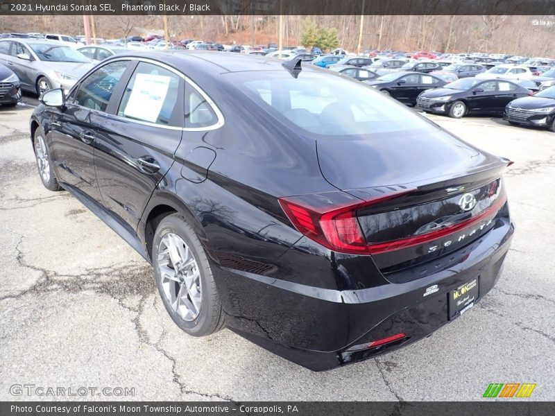 Phantom Black / Black 2021 Hyundai Sonata SEL