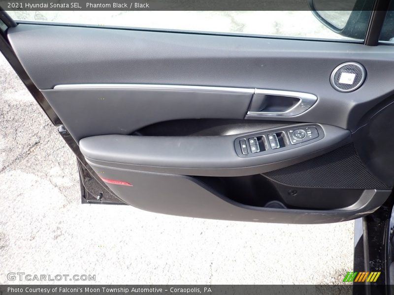 Phantom Black / Black 2021 Hyundai Sonata SEL