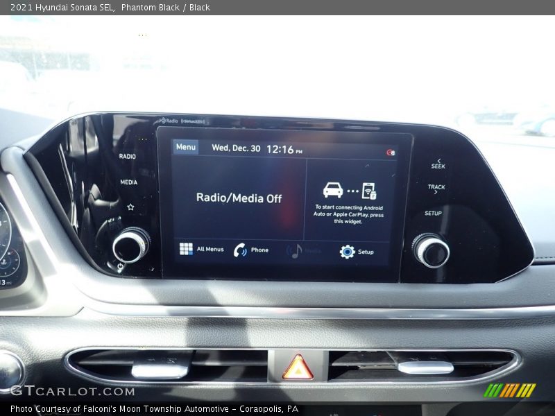 Phantom Black / Black 2021 Hyundai Sonata SEL
