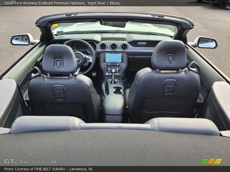 Ingot Silver / Ebony 2019 Ford Mustang EcoBoost Premium Fastback